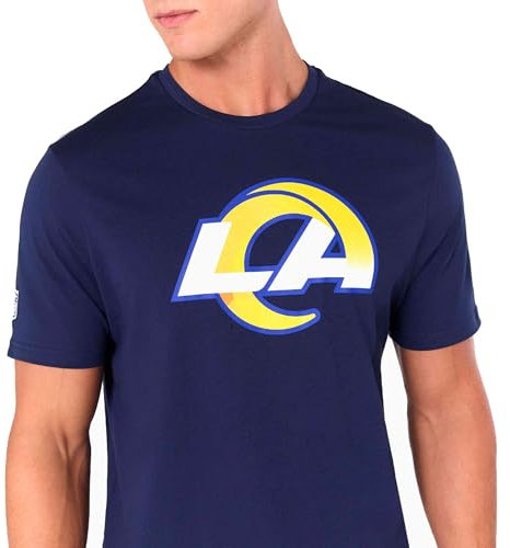 New Era Los Angeles Rams NFL Team Logo Blau T-Shirt - XL
