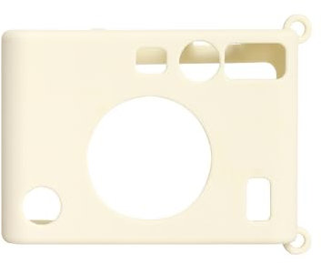 SAMTN Für instax mini EVO Schutzhülle, Kameratasche, weiche Silikonhülle Tasche (Weiß)