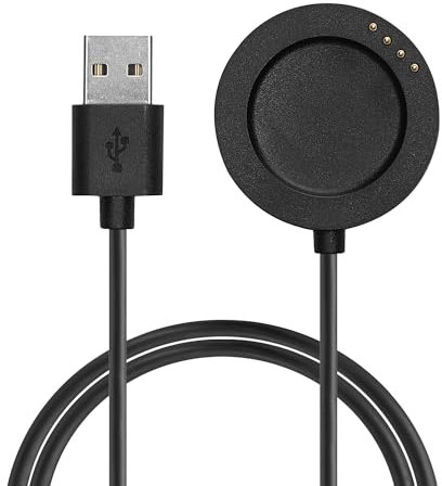 kwmobile Cavo Caricabatterie Compatibile con Xiaomi Watch S4 Sport Cavo - Carica Batterie USB Smartwatch - Cavetto Ricarica Orologio Fitness