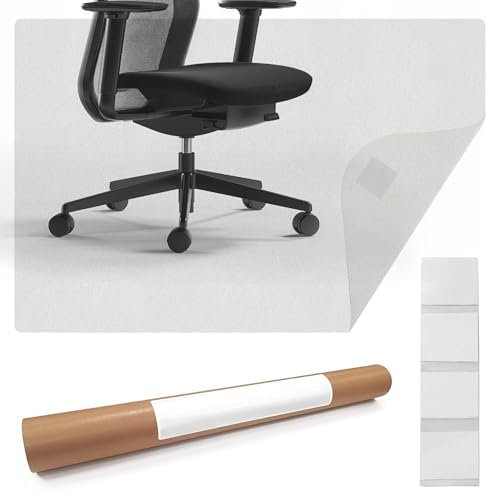 HOMEchicMOOD | Alfombra para Silla de Escritorio | Protector Suelo Transparente para Silla Ruedas | Protector para Suelos Multiusos | Material Resistente | Antideslizante Varios tamaños