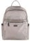 Zaino Casual in Nylon, Multi-scomparto con Cerniere, Design Elegante, Art.5187-12 Dimensioni 32x25x12 cm Marchio Coveri (TAUPE/BEIGE)
