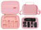WOKEMA Father&I Osmo Camera Pocket 3 Combo Accessories Only (Carry-ing) Protective Protector Carrier Case Hard Storage Bag Holder for DJI Osmo Pocket 3 Bundle Crossbody &Two Way Zipper, Peachy Pink