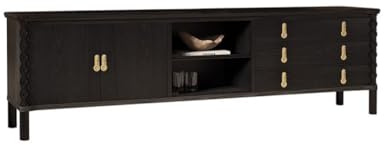 NEBE Mueble TV Mueble De TV Madera Maciza Antiguo Retro For Sala Estar, Alta Gama, Almacenamiento Salon Cabinet(B:220CM*45CM*65CM)