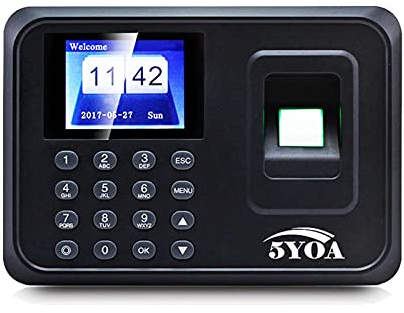 Control Horario Empleados, A01 Biométrico Punch Punch USB Tiempo Reloj Oficina Sistema de asistencia Sistema Registrador Tiempo Empleado Máquina lector