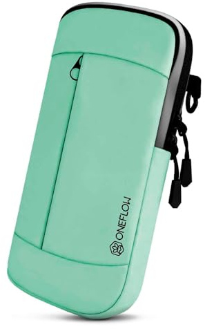 ONEFLOW Urban Sling für Google Pixel 10a Handytasche zum Umhängen, Handy Gürteltasche und Armband kombiniert, Handy Umhängetasche mit Geldbörse für Damen und Herren, Mint