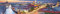 FORWALL Fototapete Küche Vlies Tapete Berlin Panorama Wanddeko VEK (250cm. x 60cm.) AMF10307VEK Stadt Städtisch Deutschland Berlin Panorama Fluss