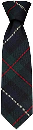 I LUV LTD Gents Neck Tie Robertson Hunting Modern Tartan Lightweight Scottish Clan Tie
