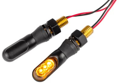 Blinker Tun'R Mini LED Schwarz/Rauchglas (Für ) Kennzeichnung Ce - Neu