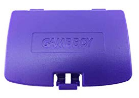 Default CustomControllerModz Replacement Gameboy COLOR Colour Console Battery Cover (Purple)