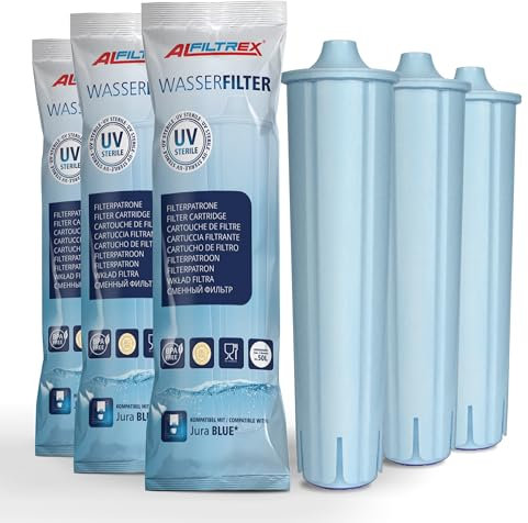 3 x Ersatzwasserfilter Blue Wasserfilter ersetzt Filterpatrone Blue 24228, 24231, 67007, 71311, 71312