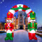 TRMESIA 9FT Inflatable Nutcracker Soldier Archway with Lights - Outdoor/Indoor Christmas Decor