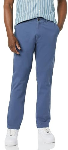 Amazon Essentials Men's Athletic-Fit Casual Stretch Chino Trouser (Available in Big and Tall), Dark Blue, 29W / 29L
