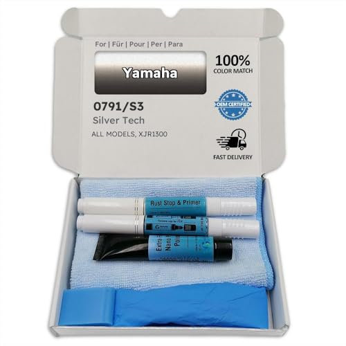 Genuine Colors Lackstift Silver TECH 0791 S3 für Yamaha Silber XJR1300