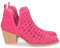 shoes&blues.es 69725-Botin de Tacon para Mujer, con Tiras Trenzadas, de Punta Fina, y Tobillo Abierto, Primavera Verano 2022. Talla 36 Fucsia