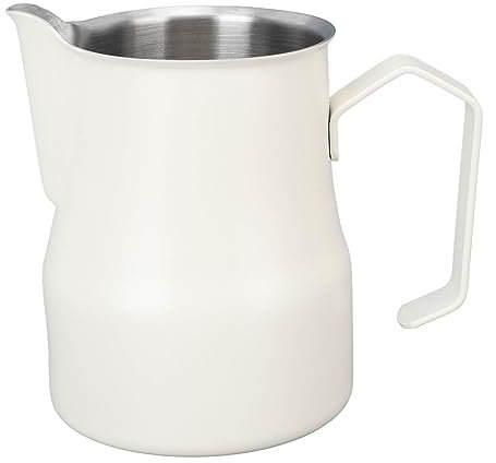 Jarra de Leche, Jarra para Espumar Leche de Acero Inoxidable de 12 Onzas, 450 Ml, Diseño de Pico de águila, Taza Vaporera para Espumar de Leche, Taza de Jarra de Material Seguro