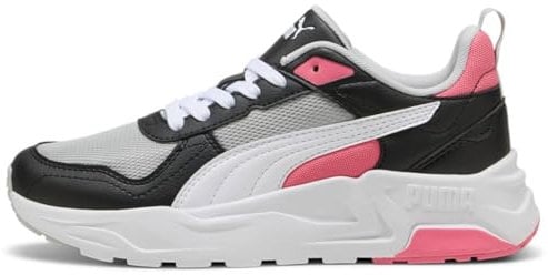 PUMA Trinity 2 LT, Scarpe da Ginnastica Unisex-Adulto, Cool Light Gray White Black-Magic Rose, 38 EU