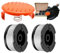 Bobine de fil de rechange pour coupe-bordure, coupe-bordure, pour coupe-bordure Black et Decker, bobines de fil en nylon, bobines de fil pour coupe-bordure Black et Decker
