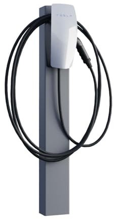 Tesla Wallbox Standfuß VoltStand mit Bodenanker Grau