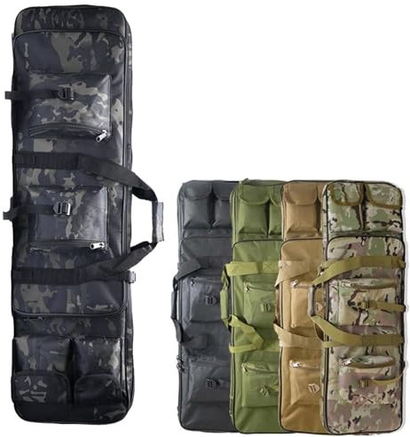 Waffenkoffer Für Langwaffen Futteral Langwaffen Gewehrkoffer Taktische Gewehrtasche Taktische Waffentasche Armee Airsoft wasserdichte Langwaffentasche Futteral C,117CM