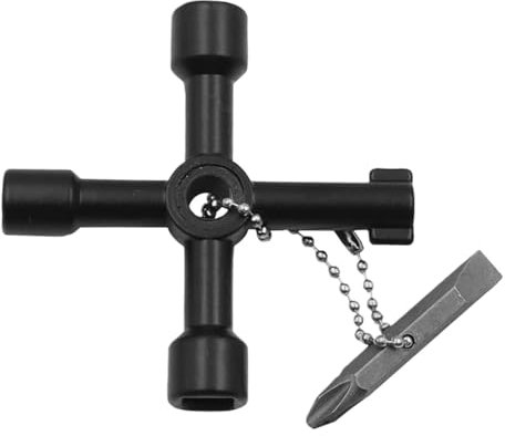 Xinhuju Schrankschlüssel-Drehmomentschlüssel, multifunktionale Marine-Instrumentenschlüssel | Marine-Instrumentenschlüssel mit rutschfestem Griff – tragbarer Kreuztürschlüssel, Comp-Design