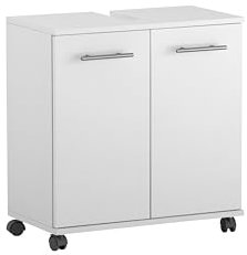 Schildmeyer Waschbeckenunterschrank Emmi 159174, weiß matt, 59,8 x 32,6 x 63,4 cm