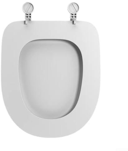 Sedile WC progettato pensando al comfort e dotato di un meccanismo di abbassamento automatico, adatto per diversi stili di bagno (tipo U bianco)