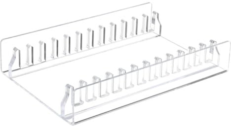 Blmirror Supporto da Tavolo per CD, Supporto per CD In Acrilico, Espositore per CD, Porta CD Fino A 12 Custodie Standard per CD