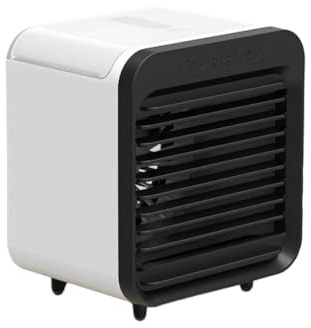 Portable Cooler Fans, Mini Desk Fan, Water-cooled Evaporative Conditioner Fan with New Ice 2025 Conditioner Box,