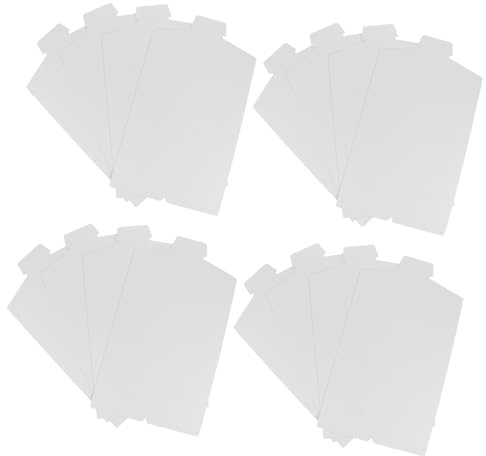 Kleiderorganizer 20 Stück aus Papier für Hemden und Schubladen | Praktische Hemdeinlagen aus Pappe, Weiß, Platzsparend, für Kragenhemden und Langarmhemden im Schrank