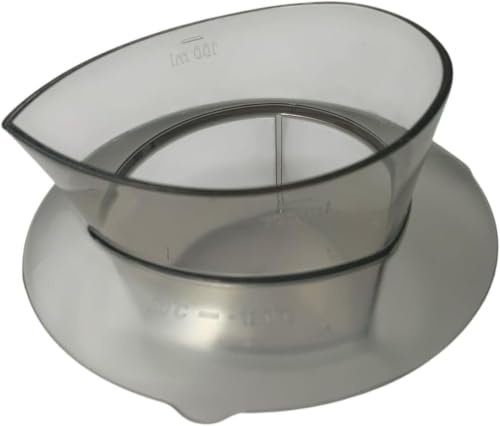 Original Thermomix Spritzschutz Deckel TM5 TM6 – Vorwerk Spritzschutz für Mixtopfdeckel gegen Fettspritzer & Dampf (1, Original Messbecher klar gebraucht)