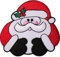 Vater Weihnachten bestickt Eisen/Nähen auf Patch Santa Dekoration Crafts Badge