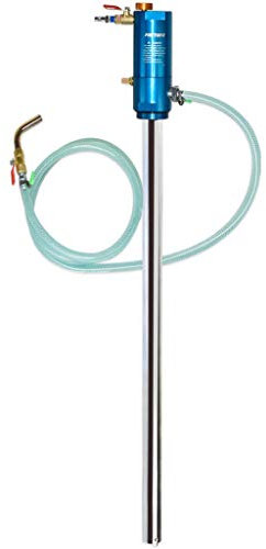 FIRSTINFO A1182EU | Pompe Pneumatique pour Fût d’Huile (1:1) | Distributeur pour Bidons 200 L et Récipients Ouverts