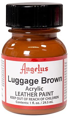 Angelus Acrylic Leather Paint (Luggage Brown) (1oz)