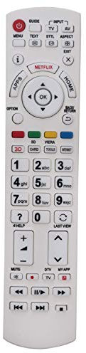 Vinabty N2QAYB000842 N2QAYB001009 - Telecomando di ricambio per Panasonic TX-55AS802B TX-60AS802B TX-L32E6B TX-L32EW6B TXL42DT60E TX-L42DT60E TXL42DT60Y