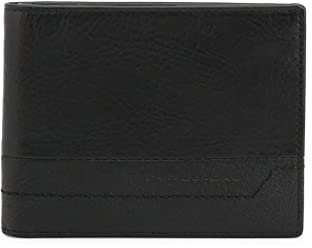 PIQUADRO Herren Geldbörse Panel Herren Leder schwarz PU1241S94R/N, Schwarz, Taglia Unica, Modern