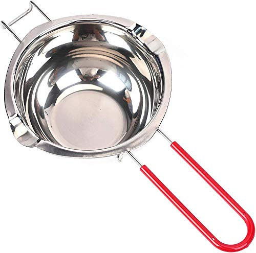 Stainless Steel bain-Marie Pot, 18/8 Stainless Steel, Bowl for Melting Chocolate or Butter, with Handle, Oven Cooking Utensil, Pastry