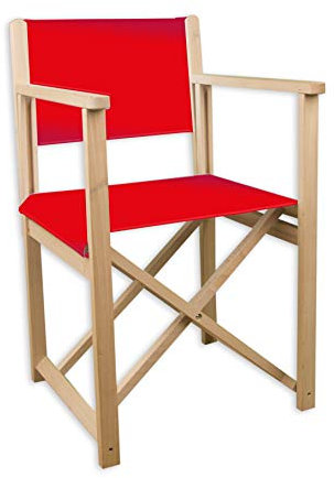 Promo Trade Regie Stuhl, Holz (Rot)