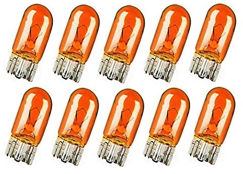 10x Jurmann WY5W 12V Orange Halogen Birne für Blinker vorne, hinten und Seitenblinker- E-geprüft
