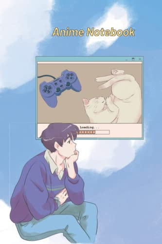 Anime notebook: 6 x 9 120 lined pages Anime journal