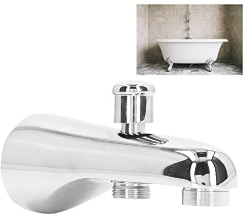 G1/2 Tub Spout Semicircle Simple Concealed Bathtub Faucet with Diverter for Bathroom Bathtub Diverter Tub Spout Bathtub Shower Diverter Spout Bathtub Faucet with Diverter Bathtub Accessories