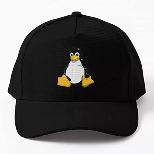 Baseballmütze Linux Center Aligned Baseball Cap Hat Spring Sun Bonnet Printed Sport Fish Hat Summer Cap Boys Black Hip Hop