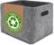 DuneDesign 100% Recycling: Filz Aufbewahrungsbox - 32x26x23 Filzkorb Organizer - Aufbewahrungskorb Faltbar - Regaleinsatz Korb - Ordnungsbox für Regale - Kinderzimmer Aufbewahrung - Filzbox Grau
