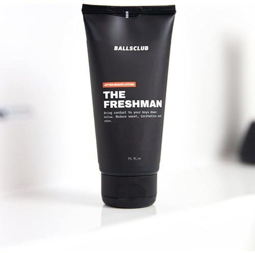 After Shave Balsam Herren - Aftershave men, Beruhigende Creme, 75ml, Spendet Feuchtigkeit, Gegen juckende Bälle, Reduziert Irritationen und Schweiß, Hypoallergen