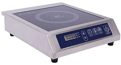 Induktionskochfeld 3500W, Induktionskochplatte Tragbares Kochplatte,13 Leistungs Schwarz Kristallpaneel Induktion Herd Kochfeld Gastro Cooker