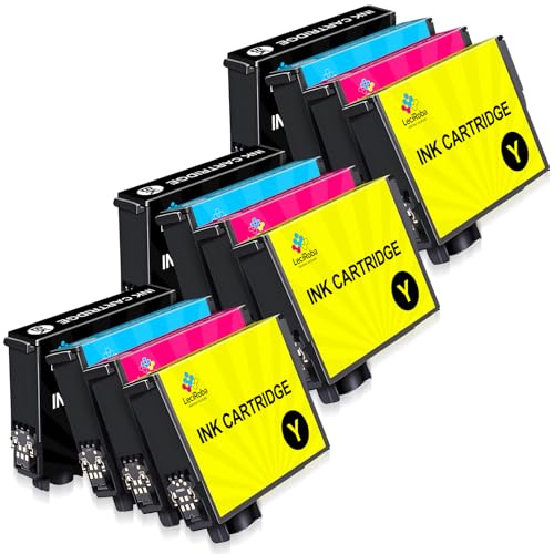 LeciRoba Ink Cartridge Replacement for Epson 603XL Use with XP-2100 XP-2150 XP-3100 XP-3150 XP-4100 XP-4150 XP-4155 Workforce WF-2810 WF-2820 WF-2840 WF-2870 Printer(12 PACK)