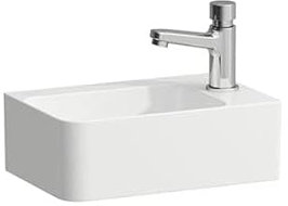 LAUFEN VAL Handwaschbecken, 1 Hahnloch rechts, ohne Überlauf, 340x220mm, H8152800001141, Farbe: Weiß