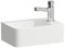LAUFEN VAL Handwaschbecken, 1 Hahnloch rechts, ohne Überlauf, 340x220mm, H8152800001141, Farbe: Weiß