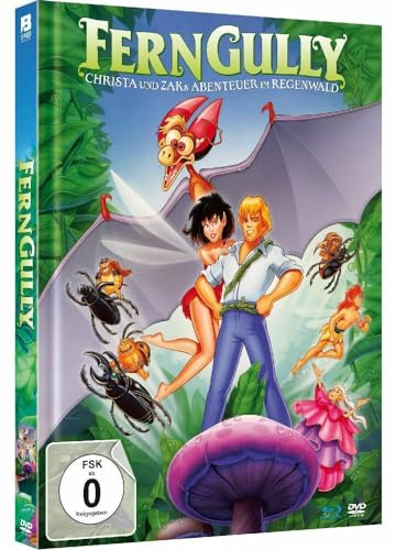 FernGully - Christa und Zaks Abenteuer im Regenwald (Limited Mediabook mit Blu-ray+DVD+Booklet, neues Master, limitiert auf 500 Stück)
