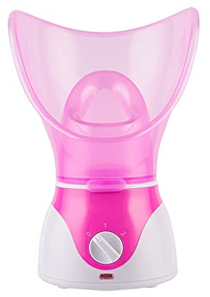 PAKJEL Sauna-Set Home Facial Steamer Face Feuchtigkeitscreme Sauna Machine Gesicht Deep Cleanser Gerät Dampfbad-Saunaofen (Color : Pink)