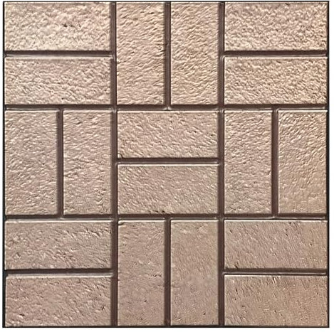 I K H E MALARKA 50 Stück - 4,5m², 3D Tapeten Paneele EPE - Schaum PVC SELBSTKLEBEND Wandpaneele Steinoptik Wasserdicht Wandverkleidung Steintapete Aufkleber 30x30cm (Beige JM-WP525)